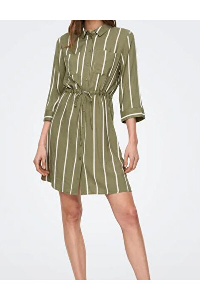ONLY Only mini dress, khaki