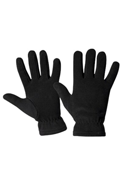 AXE SPORTSWEAR Men's Black Winter 3 Pairs of Terry Socks - Fleece Beanie - Fleece Drawstring Neck Gaiter - Fleece Gloves - Set of 6