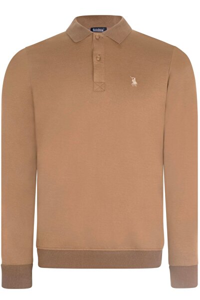 Dewberry V9007 Men's Sweatshirt-Camel