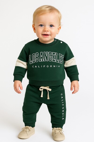 SeaBubbles Los Angeles Baby Boy Winter Tracksuit Set
