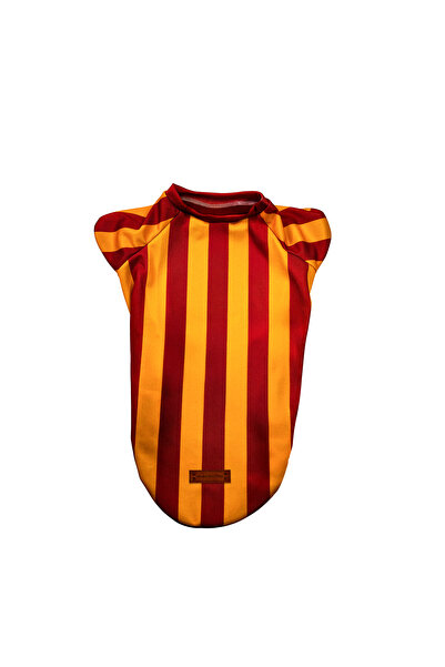 Yumuşak Tüylü Patiler Kedi - Köpek Taraftar Forma Sarı Kırmızı - Küçük Irk - Büyük Irk