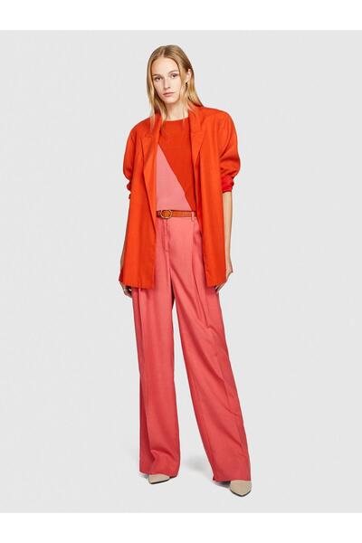 Sisley Γυναικείο παντελόνι 100% Lyocell με χαμηλή μέση 323A4BJFLF02Z-SIS2K5