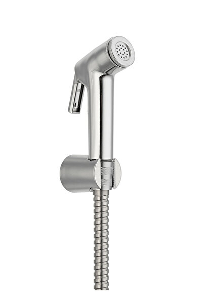 Lawazim UV Bidet Sprayer Kit 1.2m Silver - Wall Mount Water Saving Handheld Spray