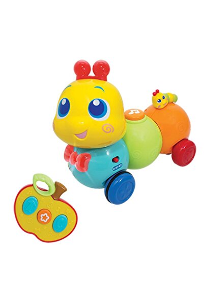 WINFUN RC Wriggle ’N Giggle Caterpillar|Remote-Controlled Crawling Toy with L...