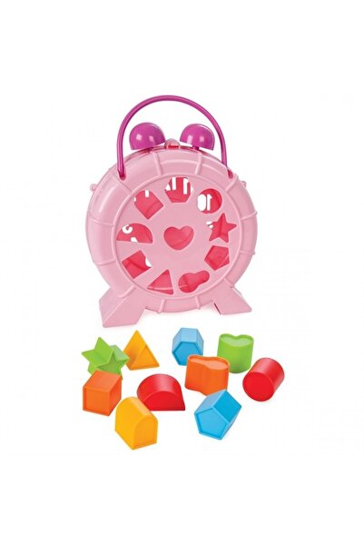 PİLSAN Shape sorting clock 10 pieces Pink