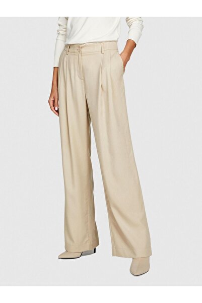 Sisley Women's 100% Lyocell Low Waist Pants 323A4Bjflf02Z-Sis3A6