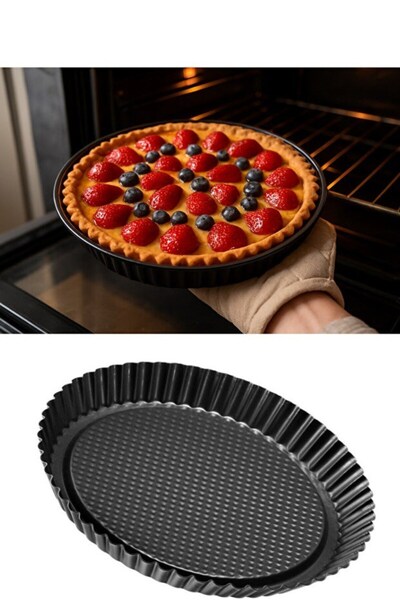 Kiesa Tart Pan Tart Mold Teflon Coated Cake Mold