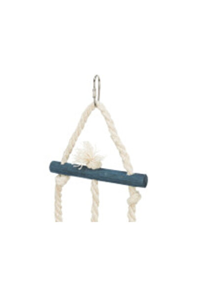 Trixie Colorful Bird Toy, Wood and Rope, 24 cm