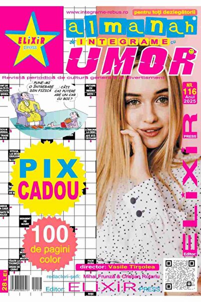 ELIXIR PRESS Almanah de integrame cu Umor nr. 116