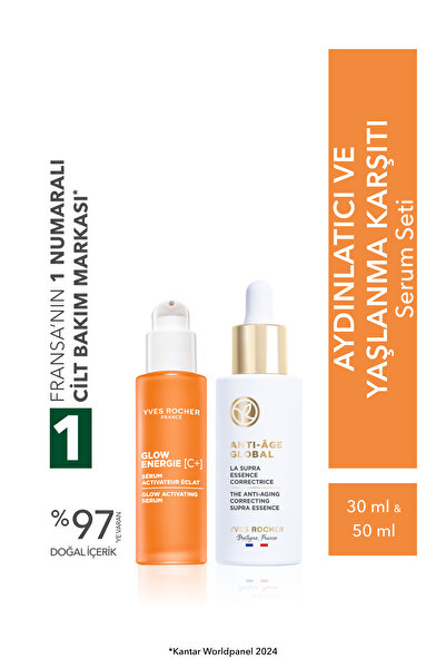Yves Rocher Aydınlatıcı ve Yaşlanma Karşıtı Serum Seti