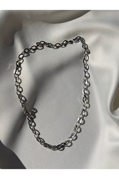 NB STEELORA Men's Steel Necklace Silver 60cm