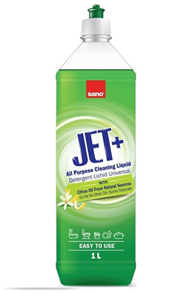 Sano Detergent lichid universal cu ulei de citrice, jet +, 1L