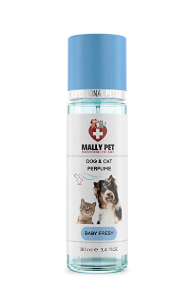 MALLY PET PROFESSIONEL PET CARE Kediler ve Köpekler İçin Leke ve Koku Giderici Parfüm Seti (Fresh ve Mango)