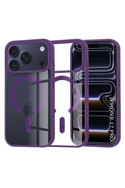 SKYDDAR INNOVATION Husă pentru iPhone 17 Pro, silicon MagSafe Pro, set de aut...