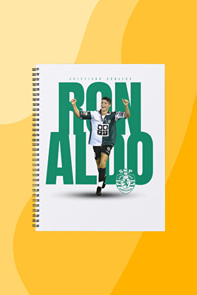 SEKİZELLİİKİ C.RONALDO -BASKILI TASARIM DEFTER