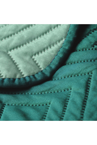 Amelia Home Microfiber quilted bedspread, Softa, 70 g/m2, 240x260 cm, Green