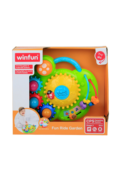 WINFUN حديقة ركوب ممتعة | لعبة حديقة مضيئة مع موسيقى وأصوات ومعدات