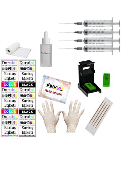 Mertink CANON TS3750i PG-575 CL-576 KARTUŞ DOLUM SETİ 4X100ML 4 RENKLİ MÜREKKEP