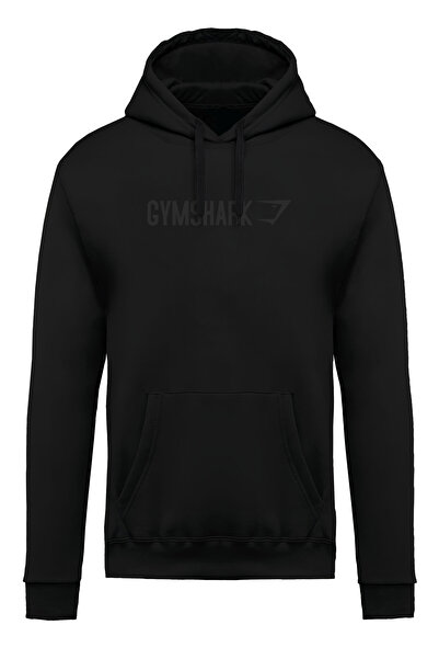 4desire.ro Hanorac Bărbați Casual GYM SHARK 3 , Relaxed Fit, Glugă cu Șnur, B...