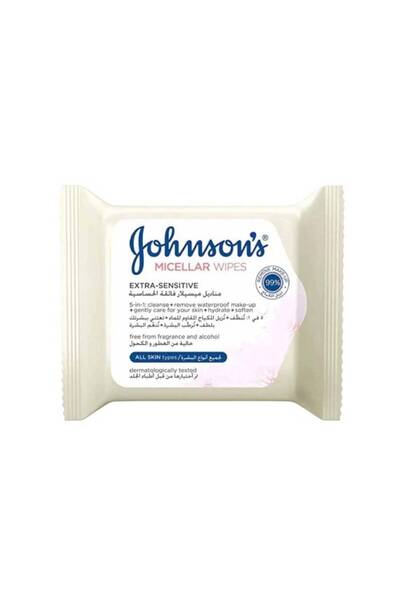 Johnson Cleansing Wipes for All Skin Types - 25 wipes