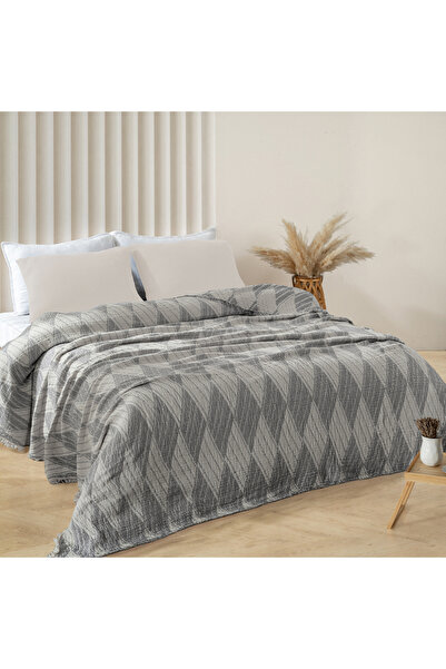 İpekçe Müslin Yatak Örtüsü Çift Kişilik %100 Pamuk 220x240