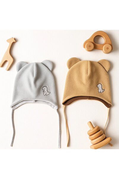 greenmoss Fleece on the Outside, 100% Cotton on the Inside, Baby Beanie