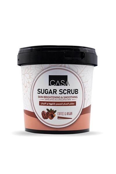 CASA مقشر السكر بالقهوة والارجان للجسم كازا 600غ
