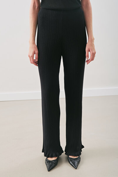 Manuka Flying Elastic Knitted Pants Black