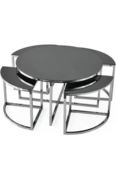 larissa design 5 li pizza zigon ve orta sehpa