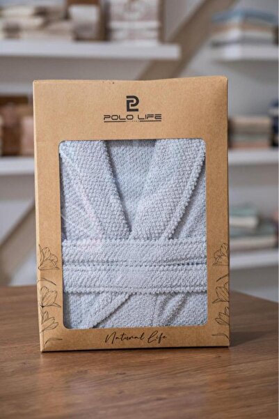 ÇIRPAN EV Single Bathrobe Gray 3XL