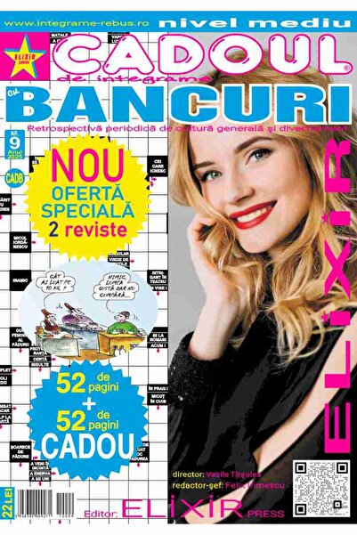 ELIXIR PRESS Cadoul de integrame cu bancuri nr. 9