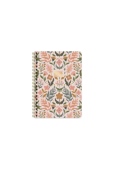 KESKİN COLOR Keskin 2026-A5 Spr.Sert Weekly Planner - Garden