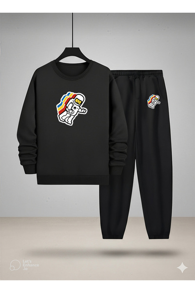 LORVEX Set de trening și bluză pentru copii cu gâtul rotund tricou CU imprime...