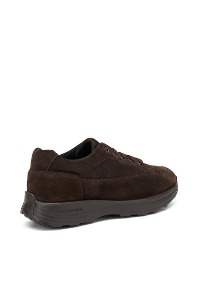 Frau Men's Sneaker (Casual) 09A6 Waxy Pepe (Dark Brown)