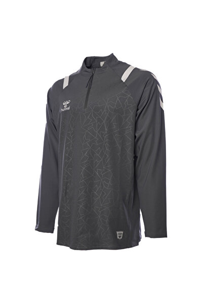 hummel Dream Half Zip Erkek Siyah Yuvarlak Yaka Sweatshirt