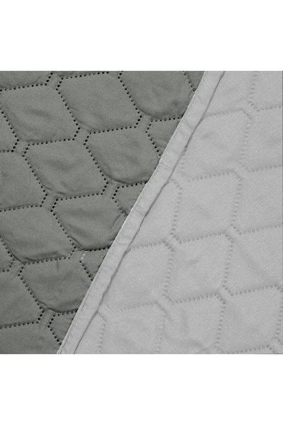 Deco King Quilted bedspread, Axel, density 70 g/m2, 240x260 cm, Graphite/Grey