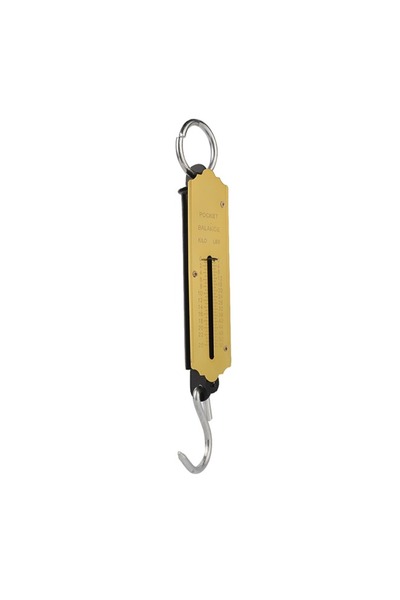 Lawazim Portable Luggage Scale 25kg - Mechanical Hanging Weighing Scale Dual Unit