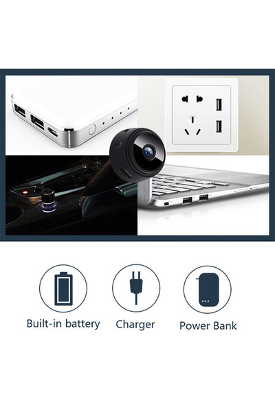 MaffStuff Mini Wireless WiFi IP Camera HD 1080p – Smart Surveillance with Night Vision