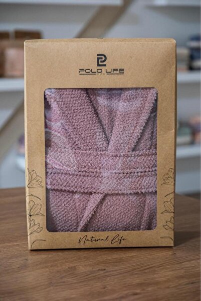 ÇIRPAN EV Single Bathrobe Dried Rose 3XL