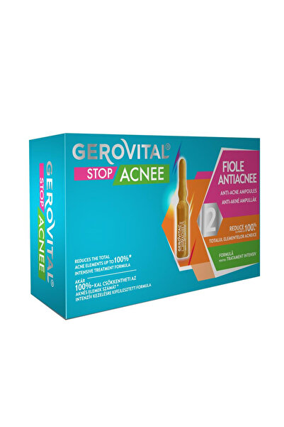 GEROVITAL Fiole antiacnee Gerovital Stop Acnee, 10 buc x 2 ml
