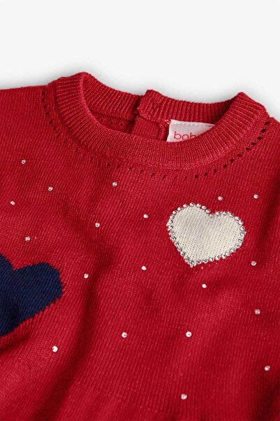 Boboli Girl's Heart Patterned Dress