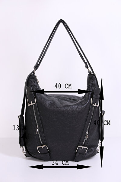 byFOX Fashion Casual Top-Open Double Compartment 4-Pocket Crossbody Bag Backpack Width:39 cm Length:34 cm Bottom:11 cm