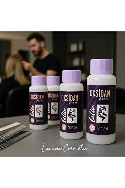 Lucani Cosmetic 5’li Kuaför Tipi Oksidan Krem %9 – Profesyonel Saç Boyama Set...