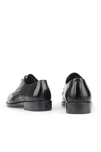 Ziya , Men's Genuine Leather Shoes 15350Z0239 Black