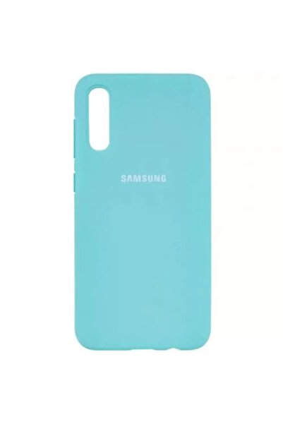 Samsung Soft Silicone Back Protective Case for Galaxy A50 Ultra-Slim Bumper - Blue