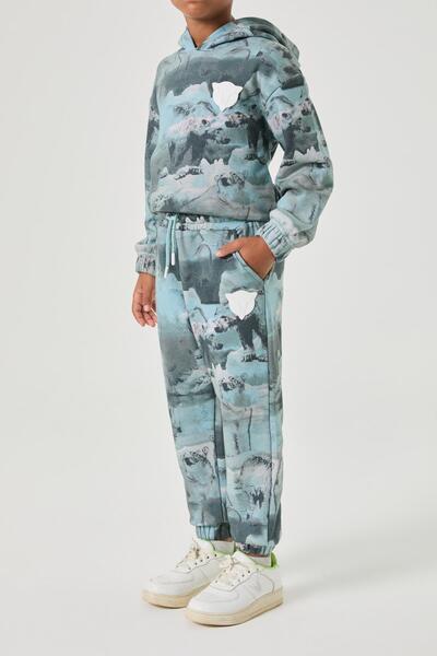 Nebbati Bg Store Boy's Patterned Sweatpants