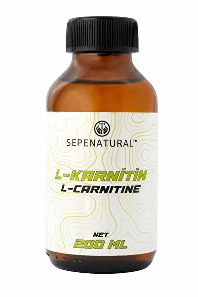 Sepe Natural L-Karnitin Sıvı 200 ml Su Bazlı Aromasız 20 Servis L-Carnitine SEPE