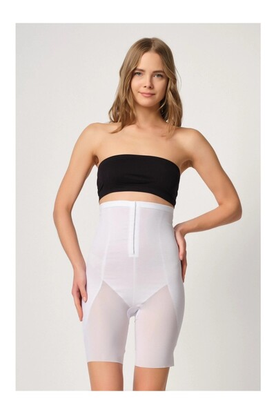 CUBBUX Seamless Slimming Body Shaper Shorts with Clasp, Size 2, Slimming and Firming, with Clasp