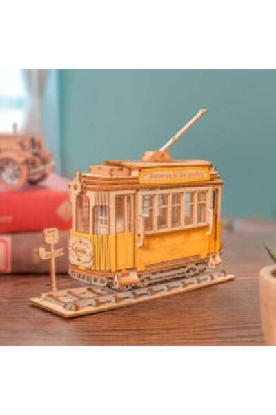 ROKR 3D Wooden Puzzle - Tram