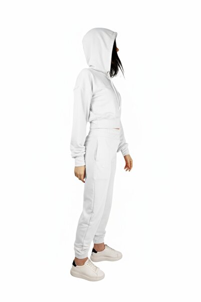celevri Slim-fit tracksuit with hood, made of 100% Premium Cotton, for women
